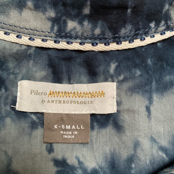 Anthropologie Pilcro & theLetterpress shirt sz XS - Picture 6 of 8